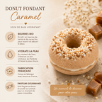 Infographie Shopify fondant donut caramel aux beurres bio nourrissants