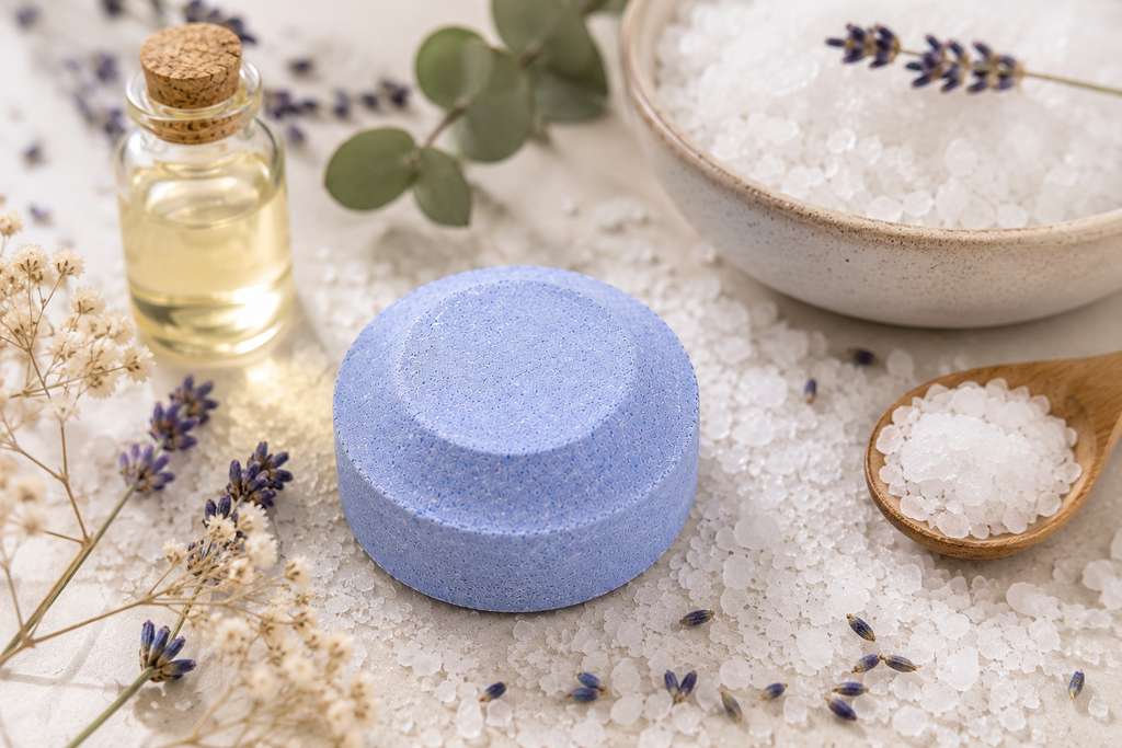 Palet relaxant artisanal dans une ambiance spa cocooning