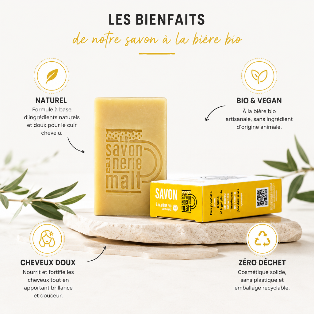 Produit savon mentholé bio  haut de gamme
