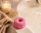 Texture gourmande du fondant donut fraise hydratant aux beurres bio