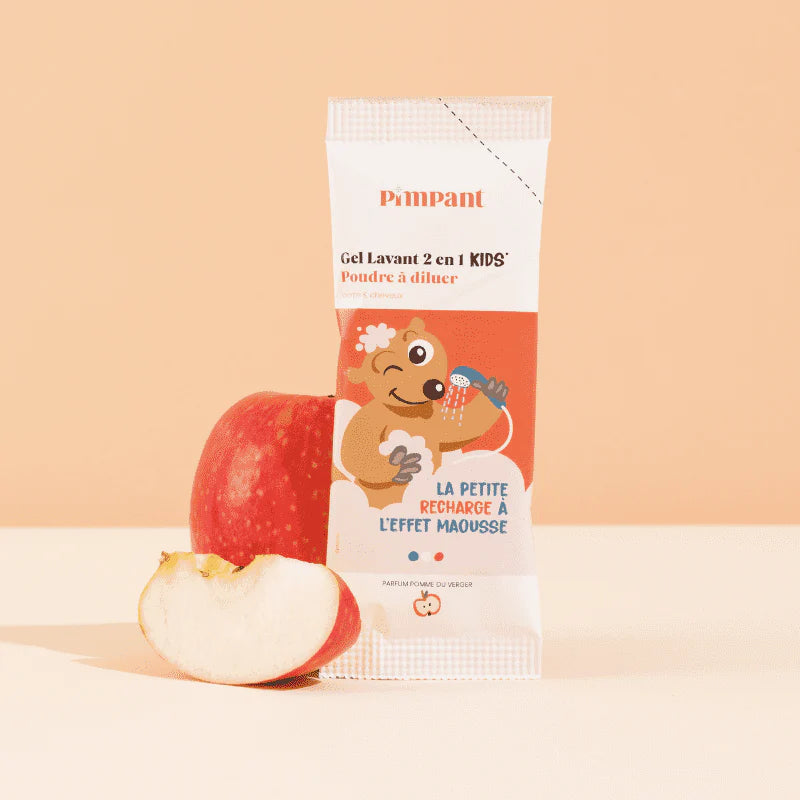 Gel lavant kids 2 en 1 pomme du verger - Pimpant