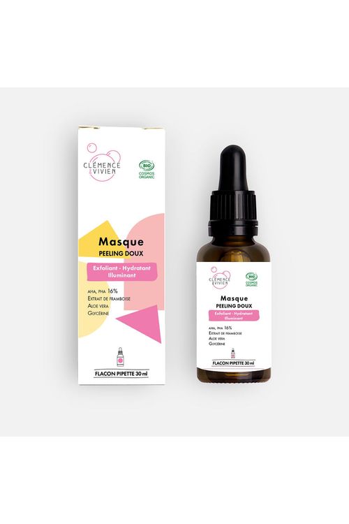 Masque peeling doux - Clémence & Vivien