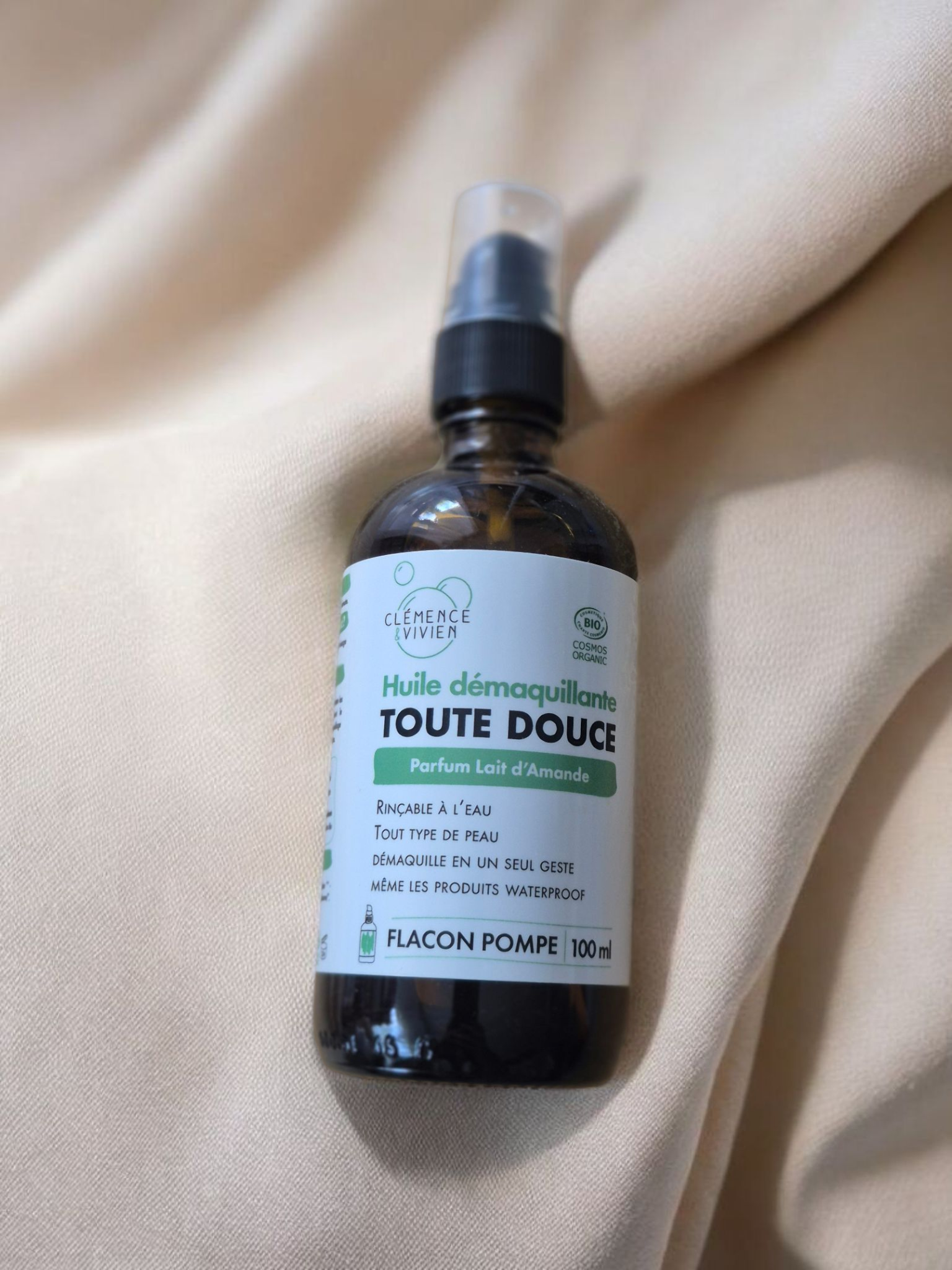 Huile démaquillante bio - Clémence & Vivien