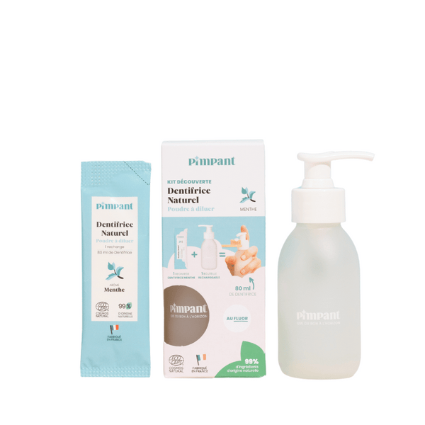 Kit découverte dentifrice menthe - Pimpant