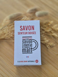 Savon Boisée à la bière brune artisanale Bio.