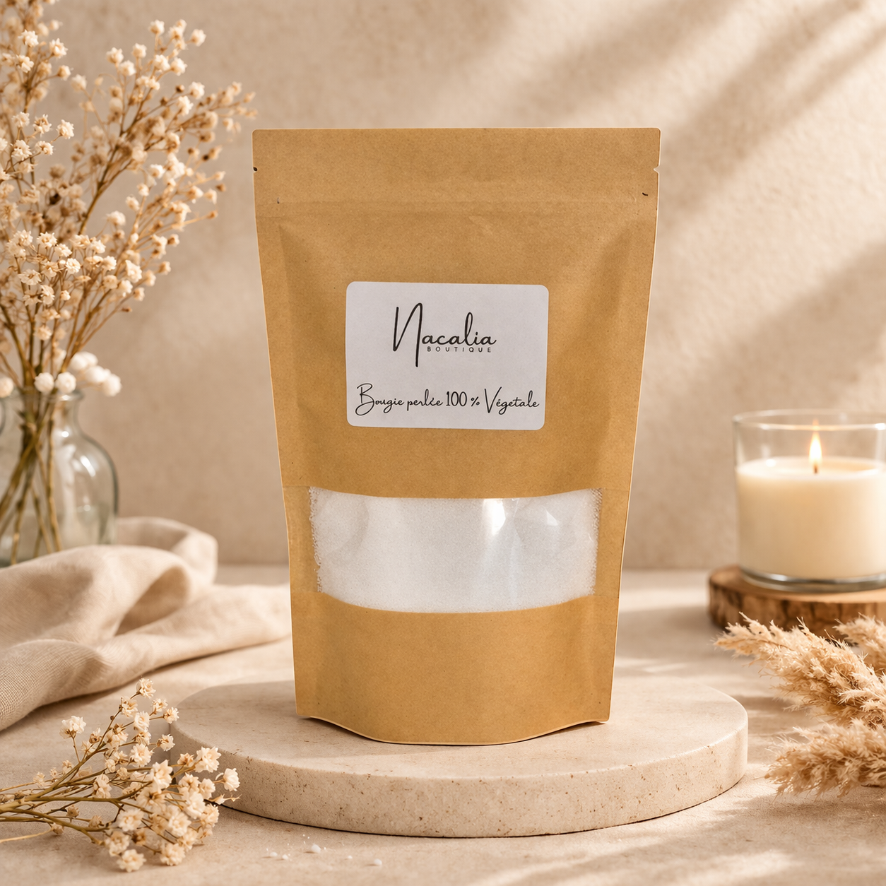 Bougie en perle de cire réutilisable — Créez votre bougie facilement