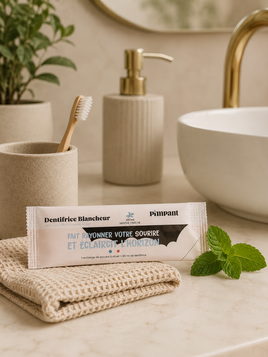 Recharge de dentifrice blancheur - Pimpant
