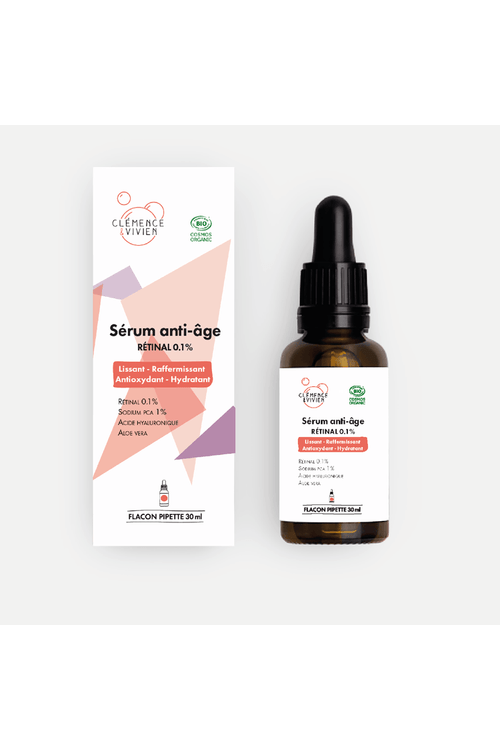 Sérum anti-age au rétinal 0.1% - Clémence & Vivien